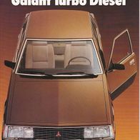 Mitsubishi Galant Turbo Diesel ( Deutschland ) 1981/05 , 6 Seiten