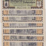 Lehesten-Notgeld 10x50 Pfennig vom 06.1921,10Scheine