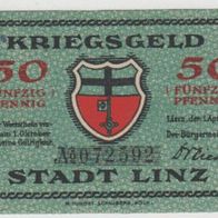 Linz-Rhein-Notgeld 50 Pfennig vom 01.04.1919 bid 01.10.1921