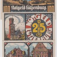 Lütjenburg-Notgeld 25-40-100 Pfewnnige vom 02.03.1921, 3Scheine