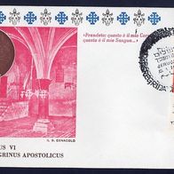 2) Israel Beleg 1964 - MiNr. 287 - Papst Paul VI. in Israel - Stempel vom 5.1.1964