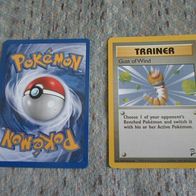 Pokemon-Karte Trainer Gust Of Wind, Nr. 120/130 (T-)