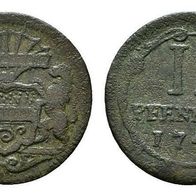 Altdeutschland Münster-Stadt 2 Pfennig 1740