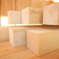 Fichte Tanne Kantholz 60x80mm - Bauholz Sägerau 50cm Länge 2 Stück