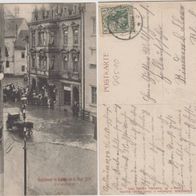 Apolda-Hochwasser-AK am 05.09.1908 Fleischergasse Katastrophe Erhaltung 1