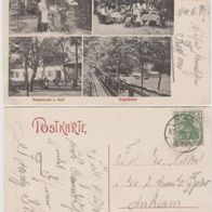 Arendtshain-Restaurant-Kegelbahn-AK 1908 Inhaber Franz Jakob, Erhaltung 1