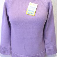 Warmer Damen Strickpullover von Bader - flieder / lila - Gr. 38 - Neu mit Etikett