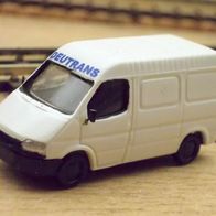 Ford Transit IV ´86, Kasten, weiß, Deutrans Kurierdienst, Ep4, Rietze