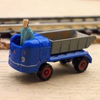 IFA Multicar M21 ´56, Muldenkipper, Fahrerfigur, blau-grau, Ep3, Busch, Spur N