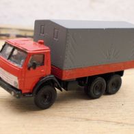 KamAZ 4320 ´76, Pritsche / Plane, rot-grau, Kleinserie, Ep4, RK-Modelle Spur N