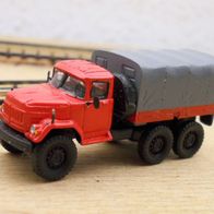 ZIL 131 ´61, Pritsche / Plane, rot-grau, Kleinserie, Ep3, RK-Modelle Spur N