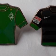 WERDER BREMEN Trikot Pin Paar 2012-2013 ohne Sponsor Fussball Bundesliga