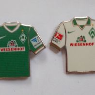 WERDER BREMEN Trikot Pin Paar 2013-2014 Fussball Bundesliga