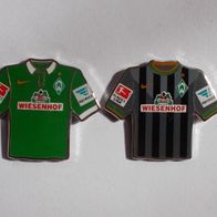 WERDER BREMEN Trikot Pin Paar 2014-2015 Fussball Bundesliga