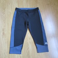 Adidas Tight, 3/4 Hose, Schwarz-Grau, Größe 42/44 (L), Neu, NP: 50€