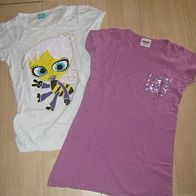witziges T-Shirt "Biene" Infinity + Long - T-shirt YIGGA Gr.134/140 (0515)