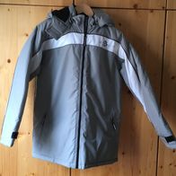 grau-weißer Anorak Gr. 164 (0796)