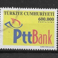 005) Türkei 2004 PTTBank Mi. Nr. 3369 gestempelt