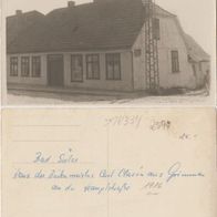 Bad-Sülze-Fotokarte-um1916 Haus des Bäckermmeisters Claven Hauptstraße Erh.1