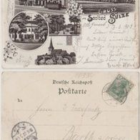 Bad-Sülze Litho 1902 von P. Lüttke Verlag Hermann Seibt Erhaltung1