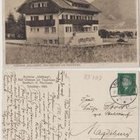 Bad-Wiessee Kurheim Wallberg Ak 1929 Besitzer P. Murmann Erhaltung1,