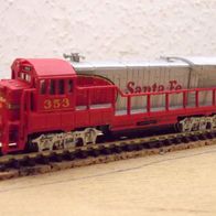 GE U36B, 353, A.T.& S.F., Diesellok, analog, Bachmann 64052 Ep3