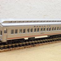 65´ Standard Coach, Santa Fe, Personenwagen, silbern, 3011, EVP, Mehano, Ep3