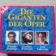 3 CDs Giganten der Oper - Domingo, Pavarotti, Carreras