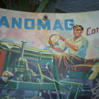 Hanomag Plakat mit Thermometer - defekt