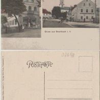 Brambach i.V. AK 1915 Geschäftshaus von Alfred Barth Nachf. Otto Walz, Erhaltung 1