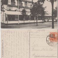 Brunshaupten Zentral Hotel AK 1918 , Erhaltung 1