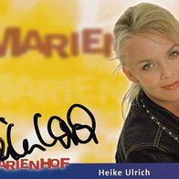 Heike Ulrich (Marienhof) Originalautogramm aus Privatsammlung - al-