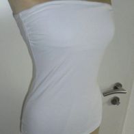 Bustier Top von Blue Motion Gr.36/38 (S) Stretch weiß *