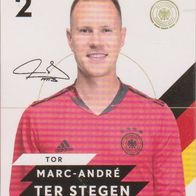 DFB Team Card 02 Marc-André ter Stegen mit Autogramm