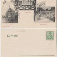 Cassel-Hotel-Kaiserhof-AK 1900 Ansicht Wintergarten, Theatersaal, Hotel, Erh.1