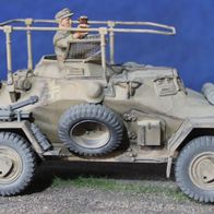Maßstab 1:35 Tamiya SdKfz 223 Funk DAK gebaut + gealtert