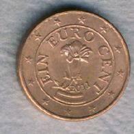 Österreich 1 Cent 2011