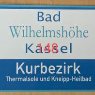 Ansichtskarte, Postkarte, Hessen, Ortstafel Bad Wilhelmshöhe Kassel