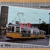 Ansichtskarte, Postkarte, Tram Ulm