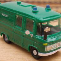 MB L406d ´67, Halbbus, grün, Polizei, gesupert, Ep4, Wiking