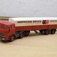 MB LP 2224 ´63, PP-Sattelzug, dunkelrot-weiß, Hofmann Druck, gesupert, Ep3, Wiking