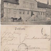 Danstedt-Nordharz-AK 1907 Gasthof zum schwarzen Adler W. Grabach Erhaltung 2