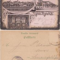 Dirschau-Danzig Westpreußen AK 1900 Litho-AK Erhaltung 2