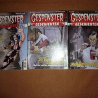3 Gespenster Hefte Nr.: 1346, 1347 und 1348 -Comic-