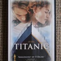 Titanic - VHS-Kassette - FSK 12 - Leonardo DiCaprio, Kate Winslet