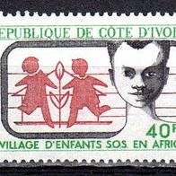 Elfenbeinküste 1973 Mi. 425 * * SOS-Kinderdorf Postfrisch (7499)
