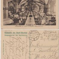 Elberfeld-Wuppertal AK 1917 Ratskeller Inhaber Emil Steinweg Erhaltung 1