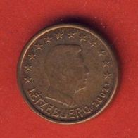 Luxemburg 1 Cent 2002