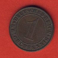 1 Reichspfennig 1935 D