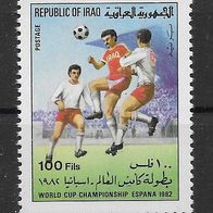 019) Irak 1982 Fußball Mi. Nr. 1156 postfrisch